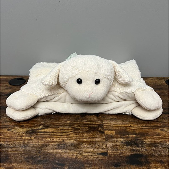 Bearington Baby Collection Lamb Sheep Blanket Play Blanket 30X19 - Picture 1 of 7